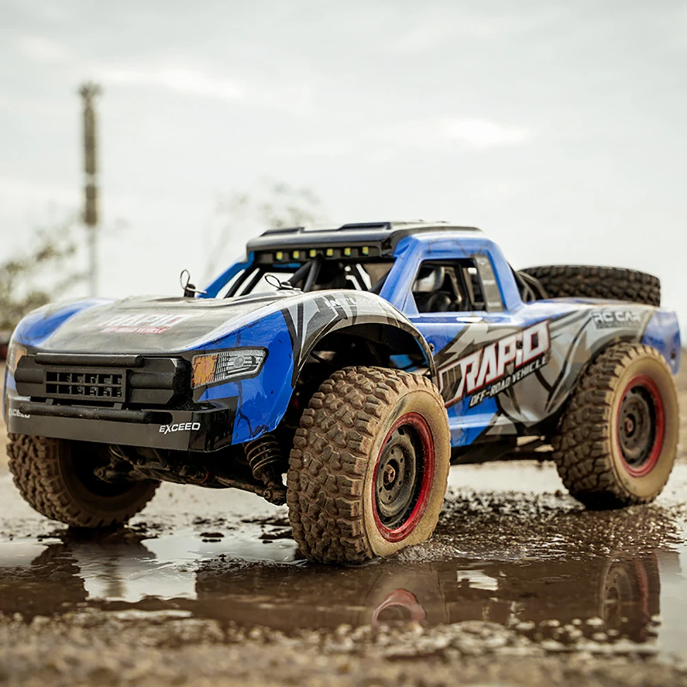 Q130 1:14 70KM/H 4WD RC Car With LED Headlight Remote Control Cars High Speed Drift Monster Truck for Kids vs Wltoys 144001 Toys 4