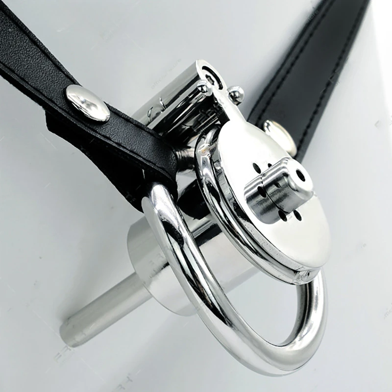Men's Wear Button Ding Hidden Lock Negative Pole Number Lock Penis Cage Male Exercise Device Anti-escape-penis chastity cage,chastity lock sex toy