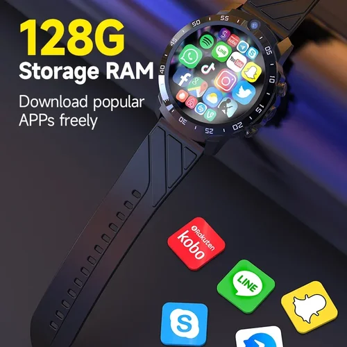 남성용 MT27 스마트 워치, 1.6 인치 화면, 4G 네트워크, 1000mAh 배터리, 앱 설치, 메시지 알림, 다중 모터 모드, 2023 신제품 2