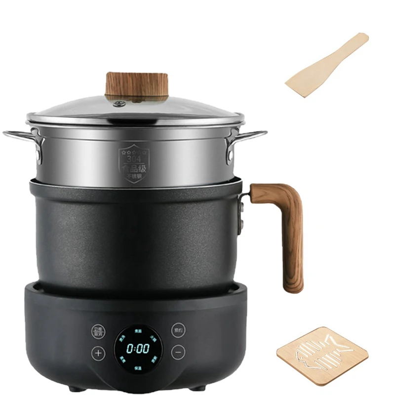 

Multifunction Electric Cookers Non-Stick Pan Dormitory Smart Split Electric Hot Pot EU Plug