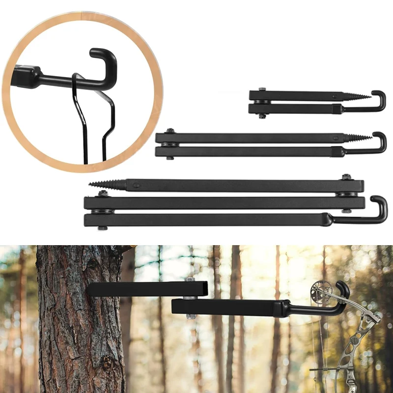 Tree Stand Bow Hangers Bow Hunting Folding Holder Archery Shooting Gear Tree Stand Outdoors Hunting Supplies
