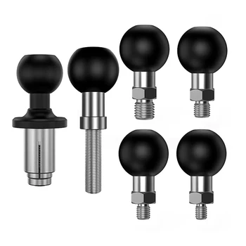 1 inch Ball Head Adapter to M6 M8 M10 Screw for GoPro Mount Motorcycle GPS Phone Car Bracket Insta360 X3 Camera Accessories 1