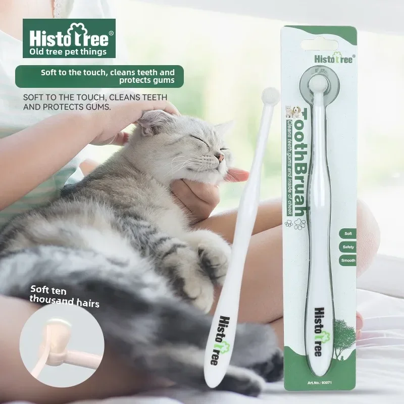 Degrees Pet Toothbrush Cat Brush Addition Bad Breath Tartar Teeth Care Dog Cat Cleaning Mouth Dog Cleaning Supplies