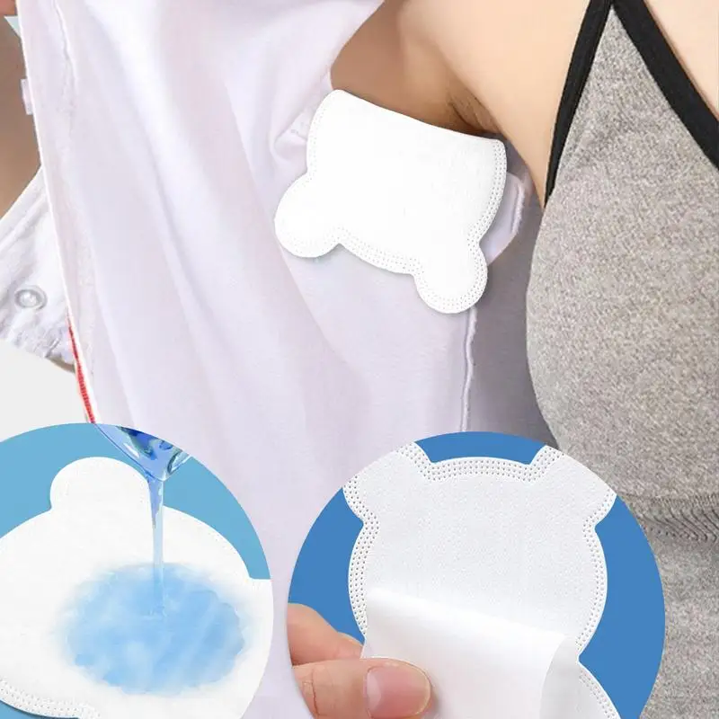 

Anti Sweats Stickers Armpits Sweat Pads Disposable Underarm Sweat Absorbing Pads summer armpit patch for Armpits Linings Shirts