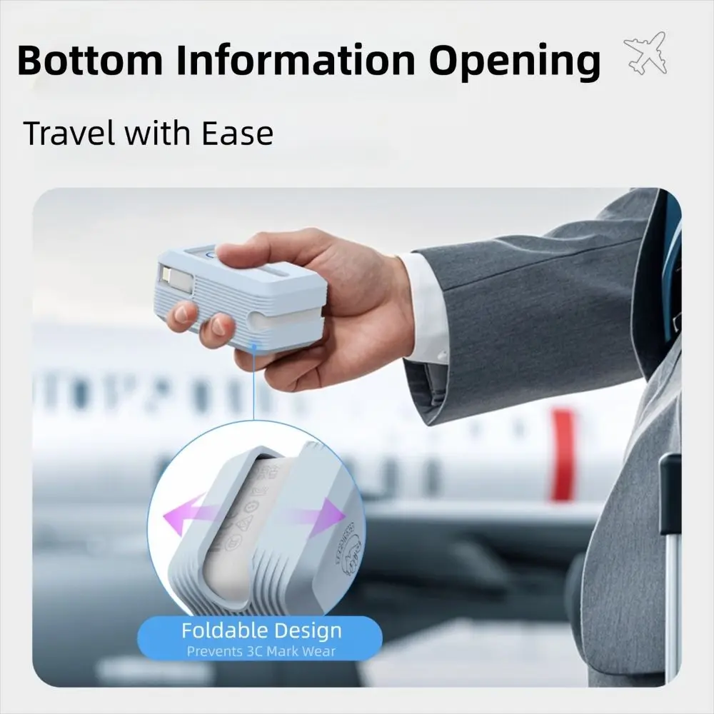 새로운 충격 방지 실리콘 케이스 소프트 휴대용 보호 커버 Anker S1 45W 보조베터리 10000mAh 여행용 방진 운반 케이스