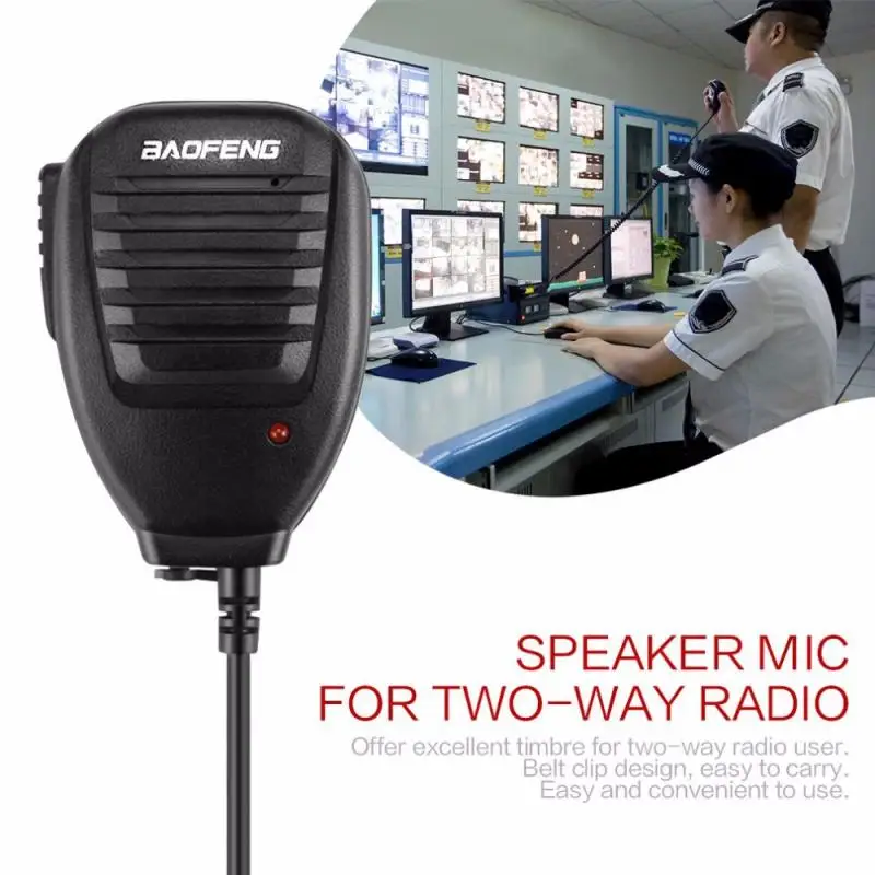 karaoke microphone Handheld Speaker Microphone For Baofeng UV-5R BF-888S UV82 8D 5RE Two Way Radio Walkie Talkie Handheld Mic Intercom Accessories lavalier microphone