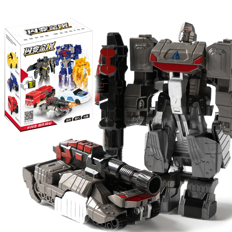 thumbnail image 1 of Robot transformable 2 en 1, modelo de coche, robot transformable, juguetes, dinosaurio, película de anime, figuras de acción, juguetes para niños, coche, regalos para niños, 1 of 5