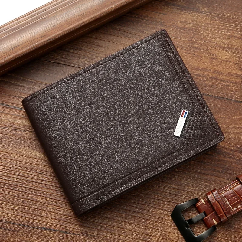 

Foldable Wallets Man Picture Coin Slim Purses Business Money Credit ID Cards Holders Vintage Protection Capacity Bags