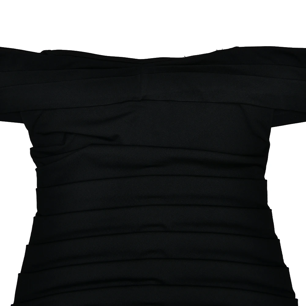 Elegant Sleeveless Tight Zipper Dress Women Sexy One Shoulder Backless Vestido Autumn/Winter Party Club Evening Dress