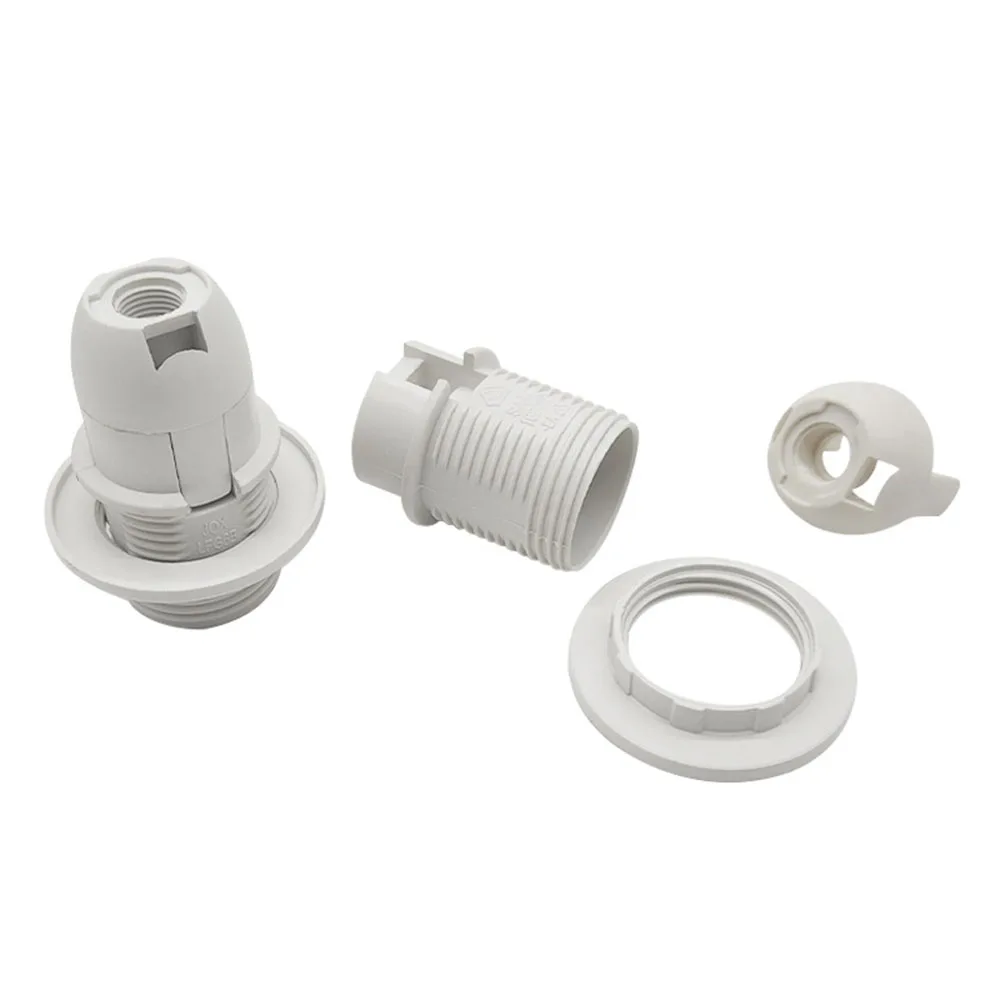 E14 Plastic Electrical Half-Threaded Lampholder 1 piece