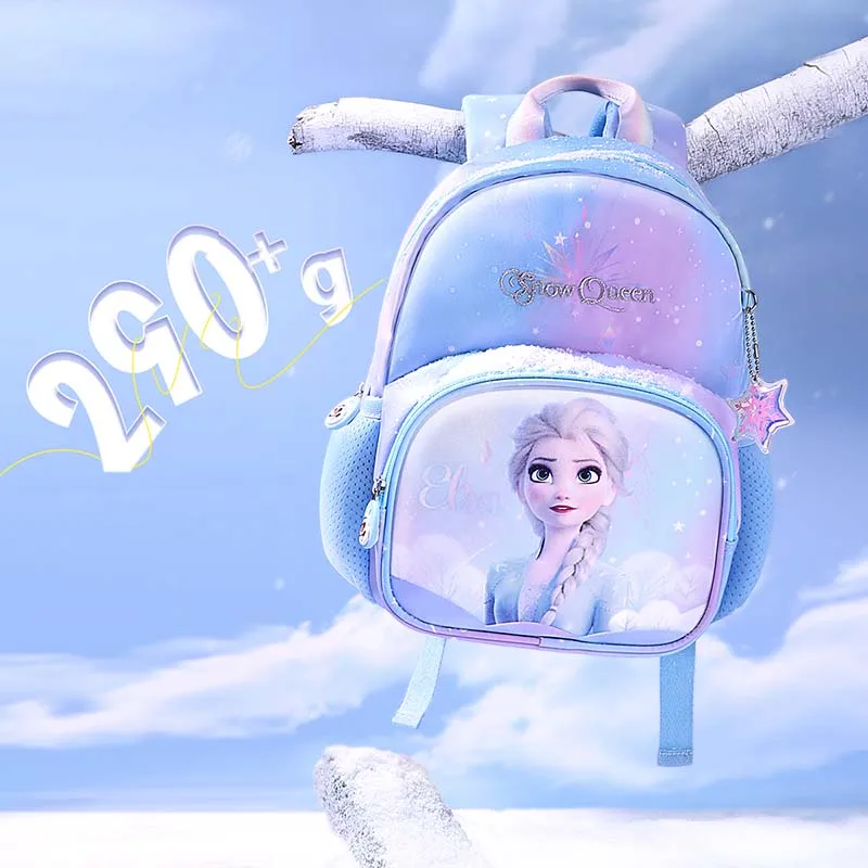 30CM Original Disney New Kindergarten School Bag Cartoon Elsa Backpack Fashion Boy Girl Baby Kids Backpack Frozen 2 Travel bag 4