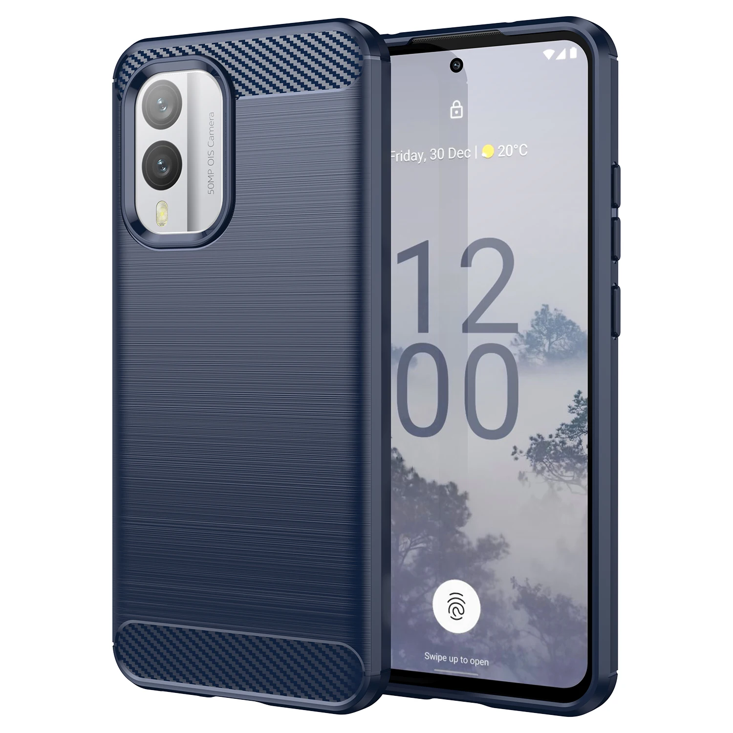 Luxury Shockproof Matte Silicone Back Cover - Soft Protective Phone Case