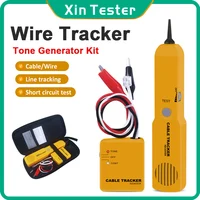 Xin Tester Wire Toner Cable Tracer, Tone Generator and Probe Kit High Accuracy Network Cable Jack Testers Ethernet Circuit Trace 1