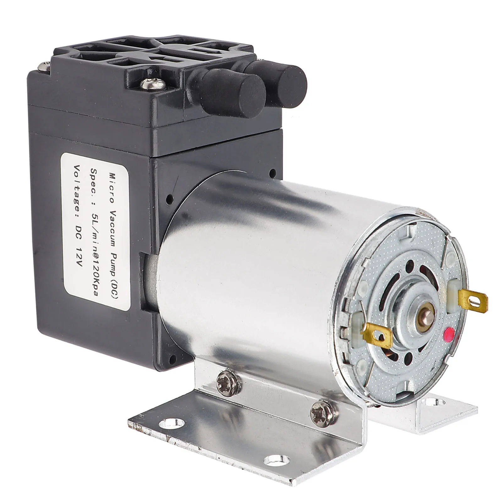 DC 12V 5L/min 120kpa Mini Vacuum Pump Negative Pressure Suction Pumping With Holder Vacuum Pump Negative Pressure Suction vacuum pump oil