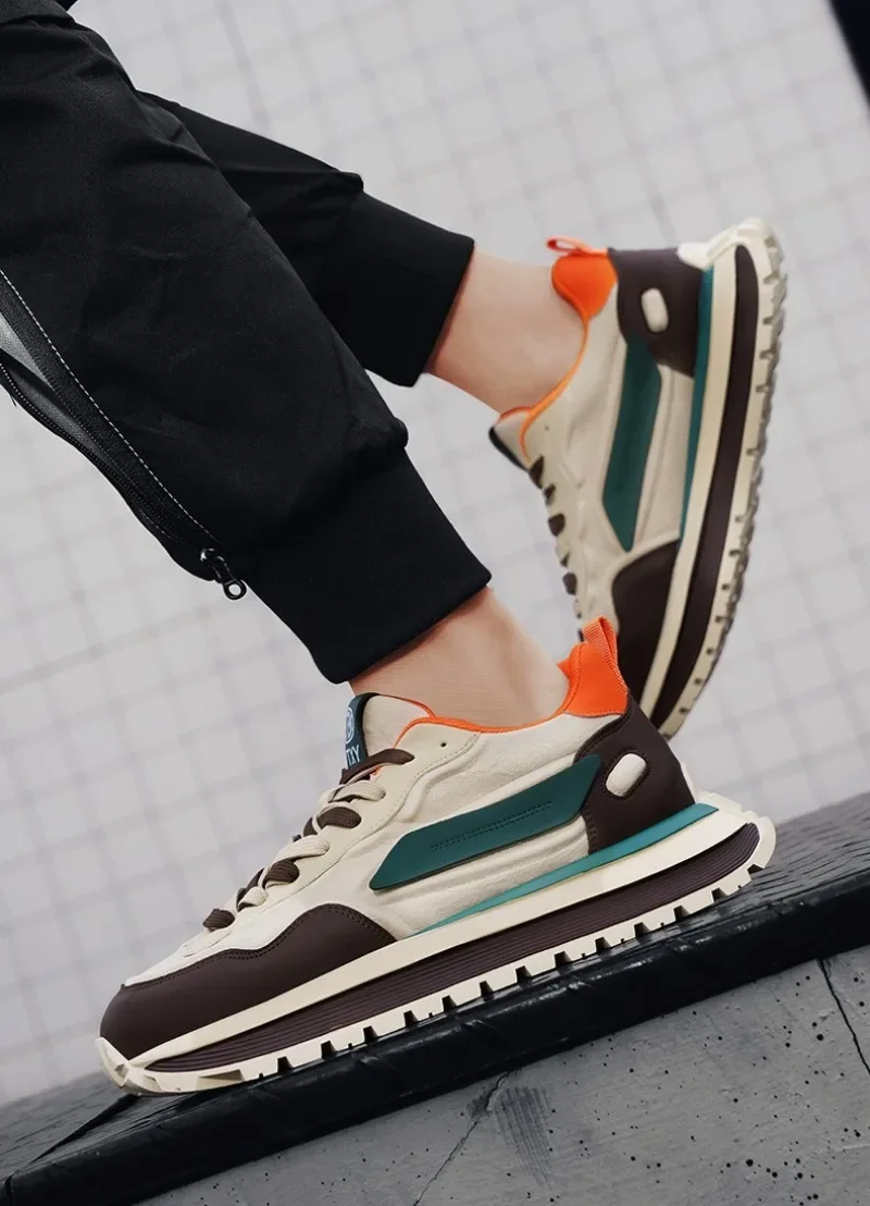 Trend Men Versatile Sneakers 2026 Autumn High Quality Comfortable Platform Sports Running Shoes Outdoor Youth Shoes for Men Plus