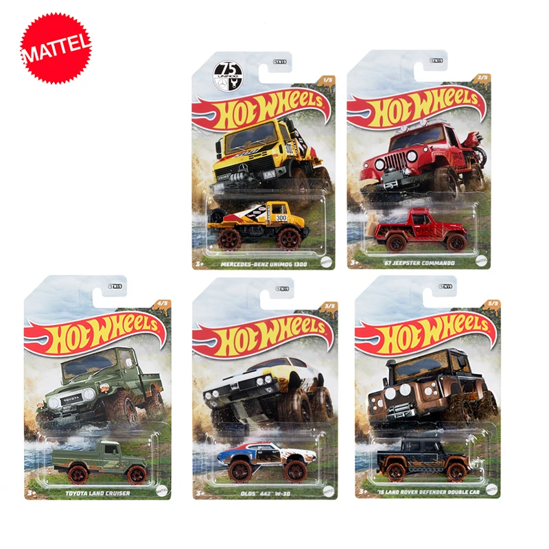 Original Hot Wheels Car 1/64 Diecast Mercedes Benz Land Rover Jeepstep Fuoristrada Giocattoli Per Ragazzi Collezione Regalo Di Compleanno