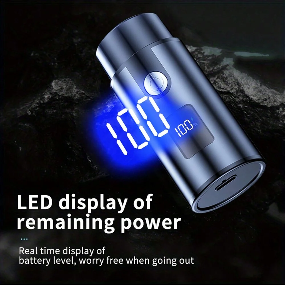 Portable digital display shaver Rechargeable home metal electric shaver razors