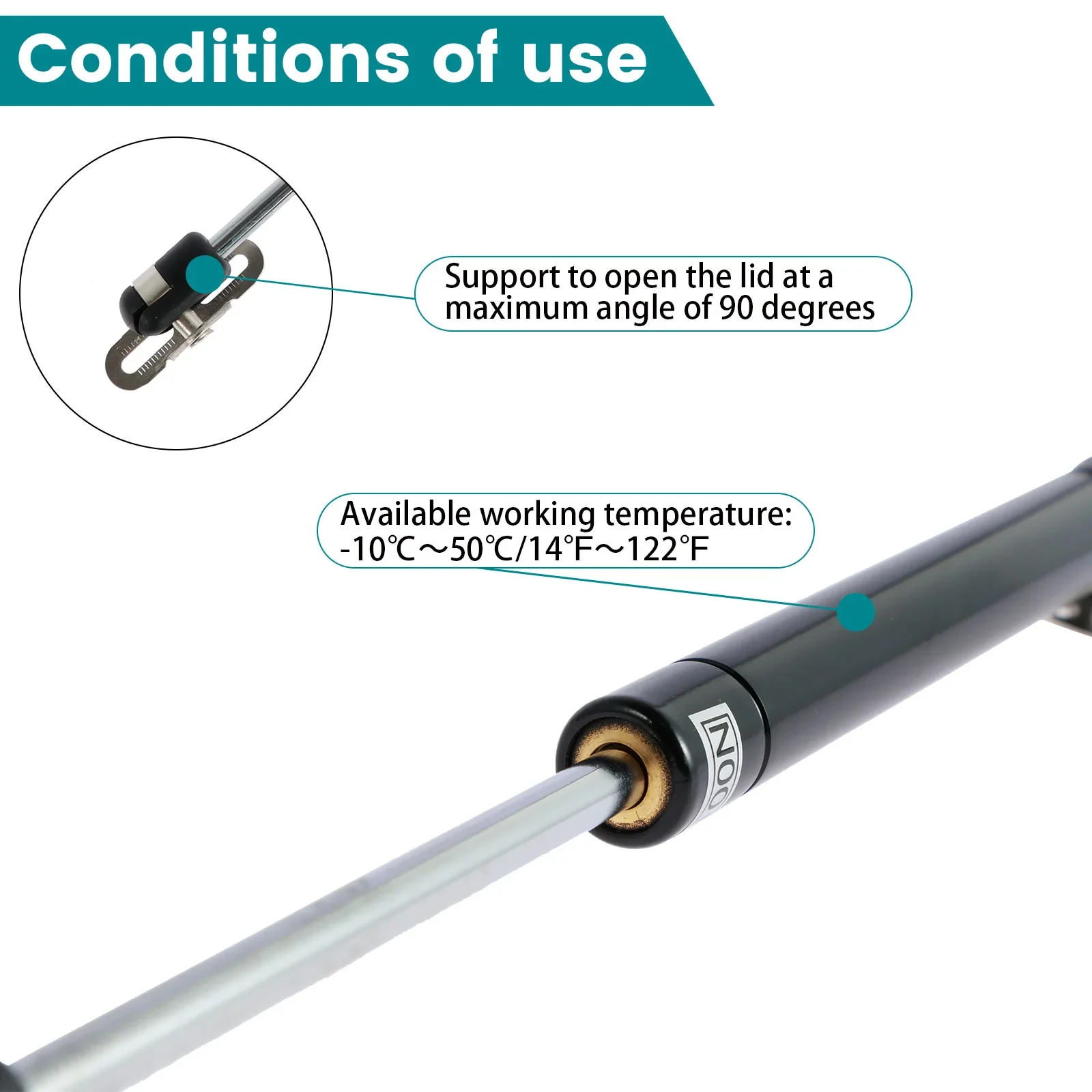 4Pcs Charnières De Porte D'armoire Lift Up Spring Flap Gas