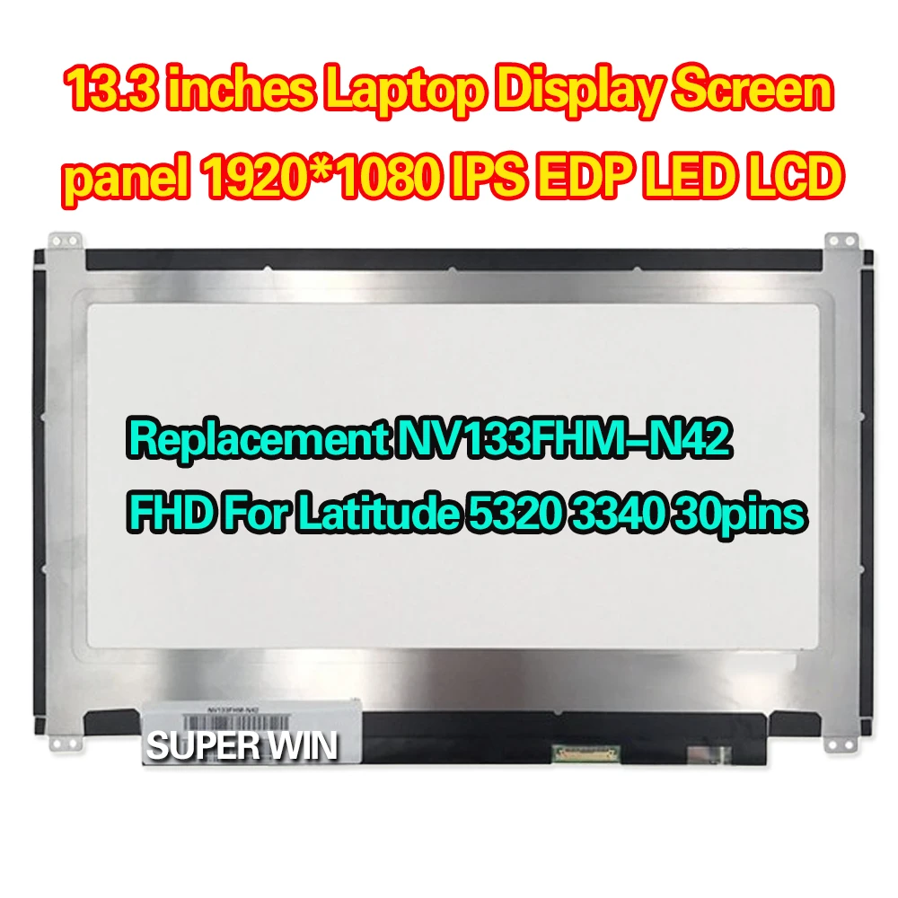 BOE NV133FHM-N43 V8.0 V8.2 Écran D'Ordinateur Portable 13,3 Full HD