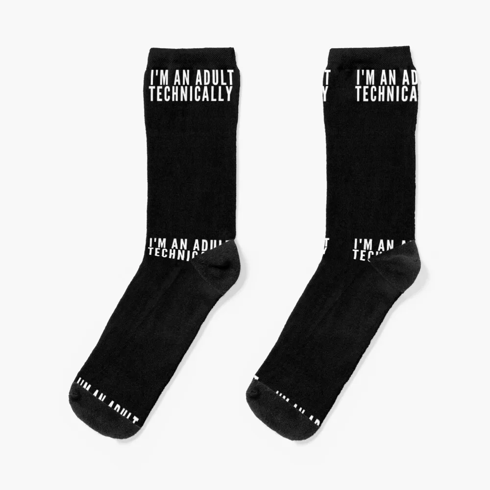 

I'm An Adult Technically Socks anti-slip soccer sock custom socks cycling socks Boy Child Socks Women's