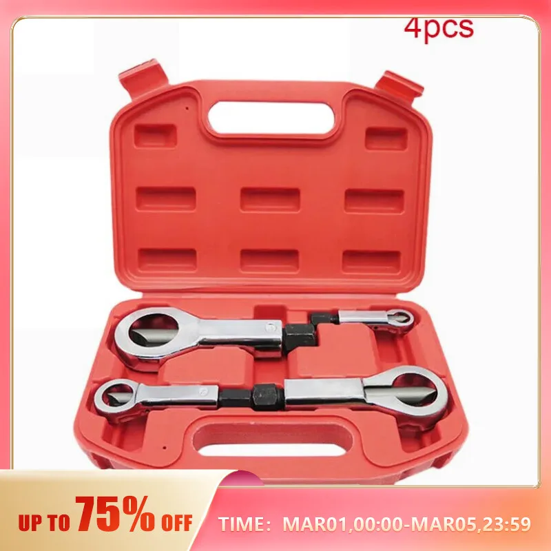 Universal Removeuniversal Bolt & Screw Extractor Set 927mm Rusty