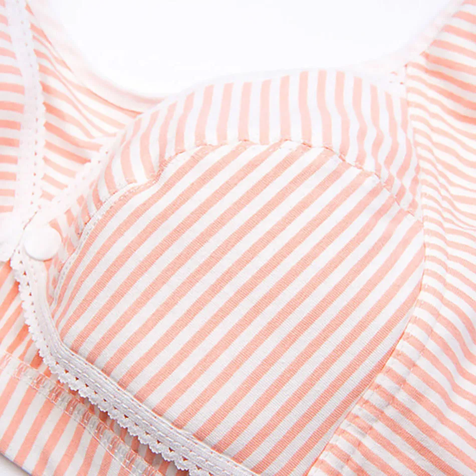 Pregnant Thin Collection Underwear With Front Button Opening For Breastfeeding Convenient For Breastfeeding Nursing Bras 3