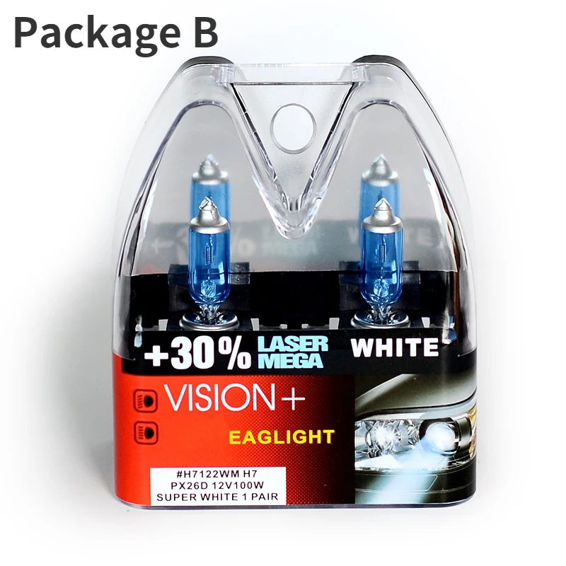 

Ultra White Bulb H11 H9 9012 9005 Racing Vision +30% 100W 12V Higher Brightness Car Headlight High/Low Beam Halogen Rally Light