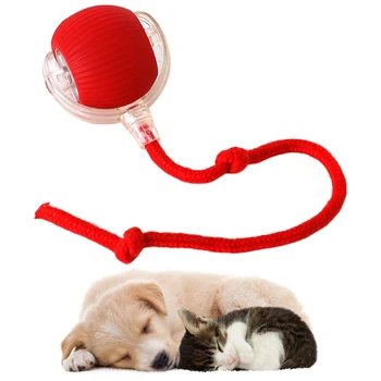 1PCS Cat Interactive Ball Toys Electric Automatic Rolling Ball Toys Rechargeable Self Rotating Ball Anti-Depression Pet Toy 2024 1