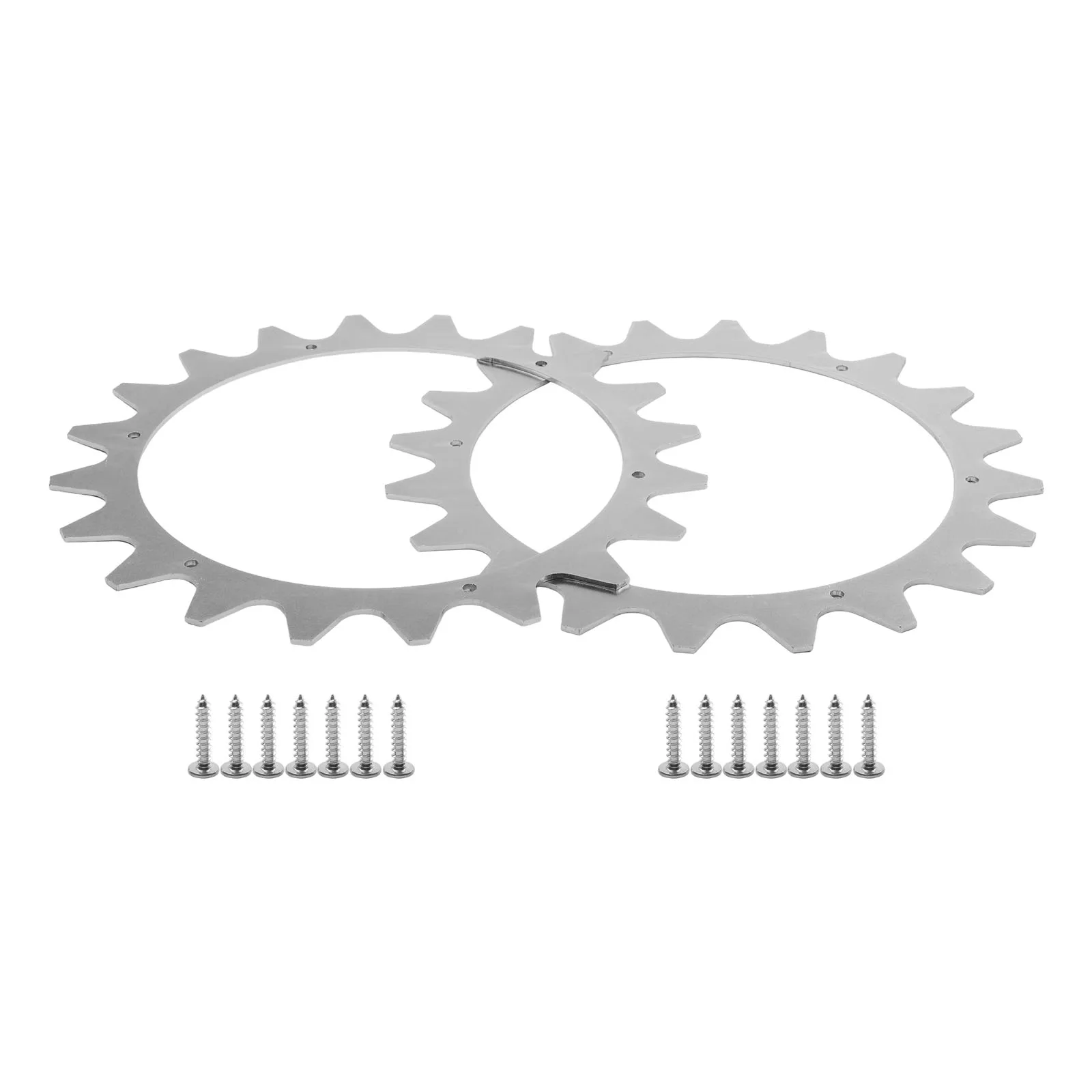 Stainless Steel Anti Skid Nail Wheels Designed For Ecovacs Goat Robotic Lawnmower Enhancing Traction And Control