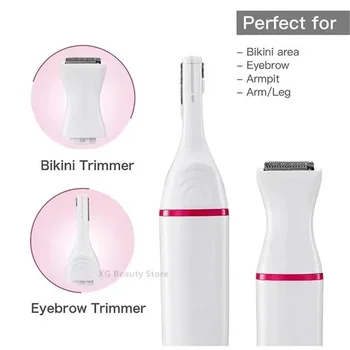 Multifunction 5 In 1 Electric Epilator For Women Hair Remover Shaver Razor For Eyebrow Underarm Bikini Leg Depilador Feminino 5