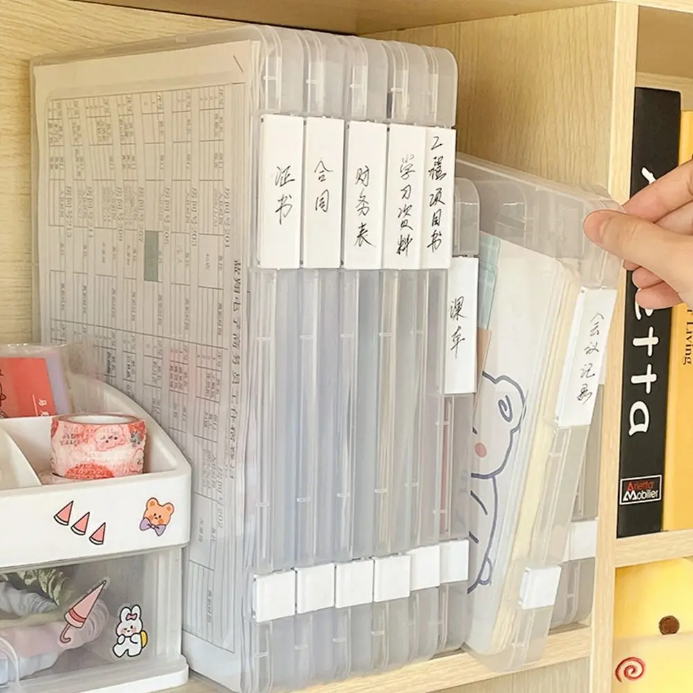 아카이브 사무용품 프로젝트 계약 슬림 문서 케이스, 데스크탑 보관함, 퍼즐 보관함, 파일 정리함