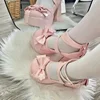 2024 Hot New Mary Jane Small Leather Shoes Lolita Shoes with Skirt Princess Style Cute Round Head with Bow 6