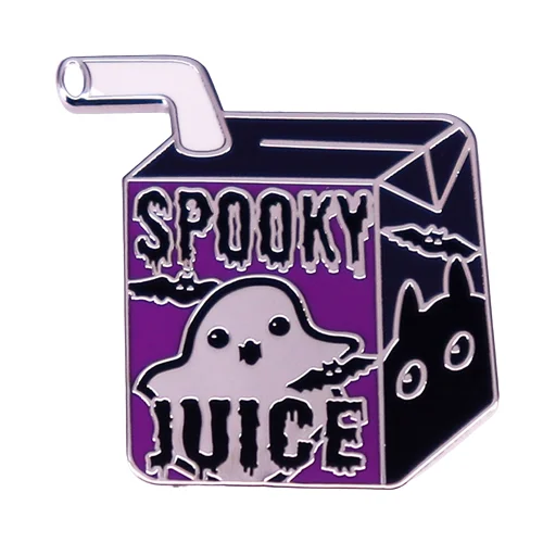 

Halloween Decorations Spooky Juice Hard Enamel Pin Lapel Pins for Backpack Cute Badges Women Men Brooches on Clothes Jewelry