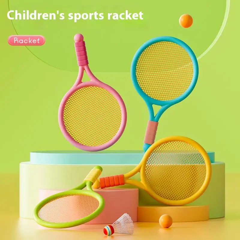 1 Set Leichte Kinder Tennis Badminton Schläger Kinder Schläger Kit Eltern Kind Interaktives Spielzeug – Detail 1