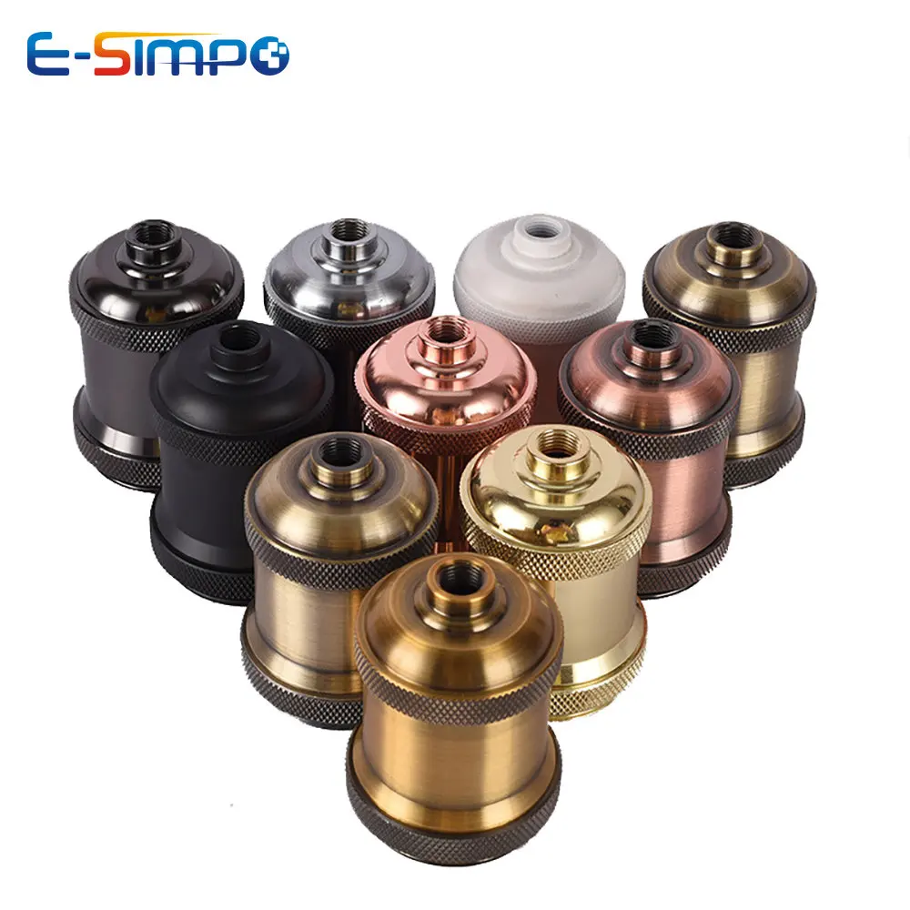 E27 E26 Edison Screw Vintage Retro Oldfashion Bronze Industrial Decorative DIY Pendant Antique Hang LED Lamp Holder lamp holder lamp bulb holder Light Socket