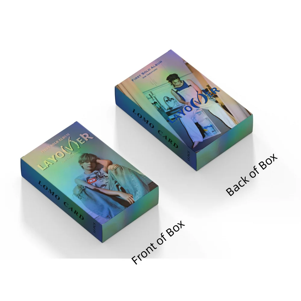 XIURAN 55Pcs/Box V Layover Mini Album Photocard KPOP Lomo Card (READY STOCK)