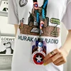Disney Superhero ID Card Holder Neck Strap Pendant Cool Boys Door Badge Holder Lanyards Keychain Men Work Credential Case Gift 4