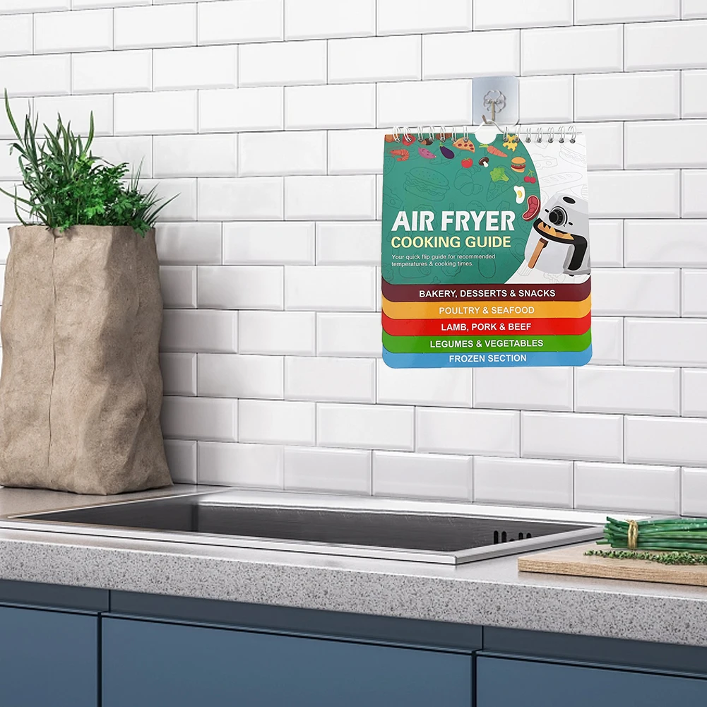 Air Fryer Magnetic Cheat Sheet Air Fryer Recipes Temperature and Cooking Time Guide Beginners and Advanced Users Kitchen