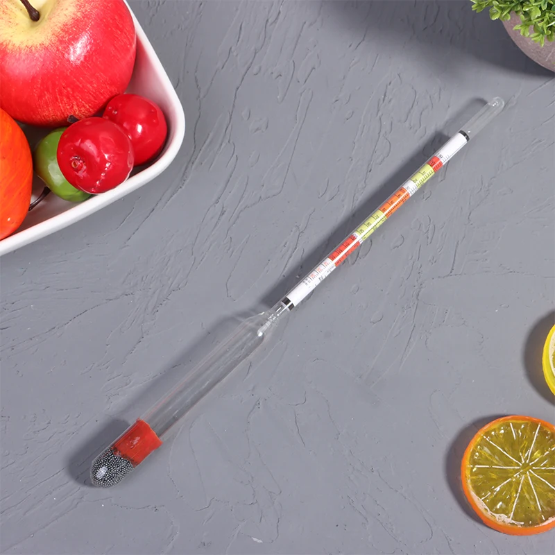 Triple Scale Hydrometer Self Brewed Wine Sugar Meter Alcohol Measuring for Home Brewing Making Beer Wine Mead Ale Craft wine alcohol meter