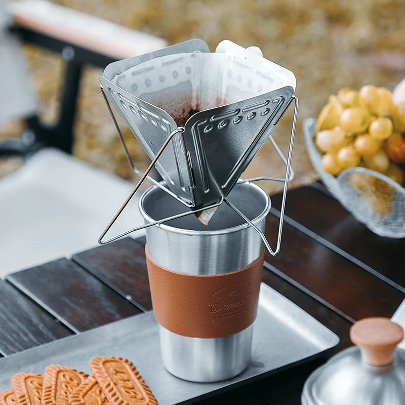 BINCOO Outdoor Coffee Equipment Travel Hand-brewed Coffee Pot Set coffee  Muanual Grinder Coffee Utensils Filter Cup Best Gift - AliExpress