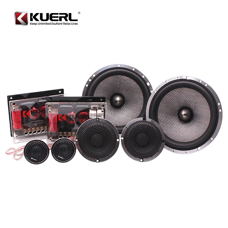 

Wholesale High End 3 Way Car Door Speakers 6.5 Inch Car Audio Component Full Range Speaker
