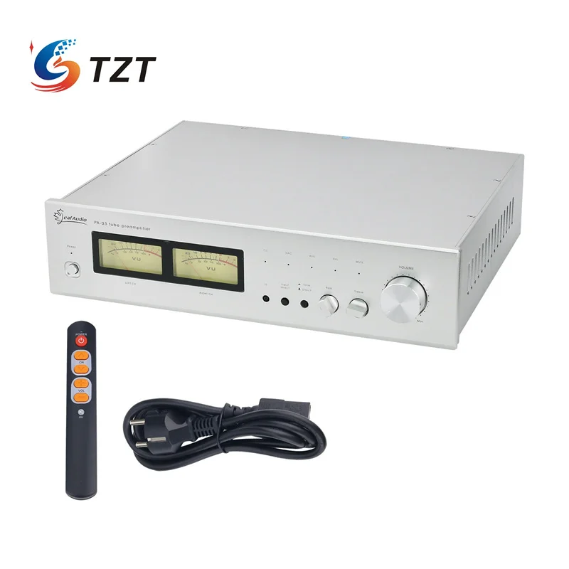 Tzt Leaf Audio Pa-03 Mkii Tube Preamplificatore Con Vu Meter 6 N11 Versione Bilanciata Standard Fare Riferimento Ad Arc Ls22