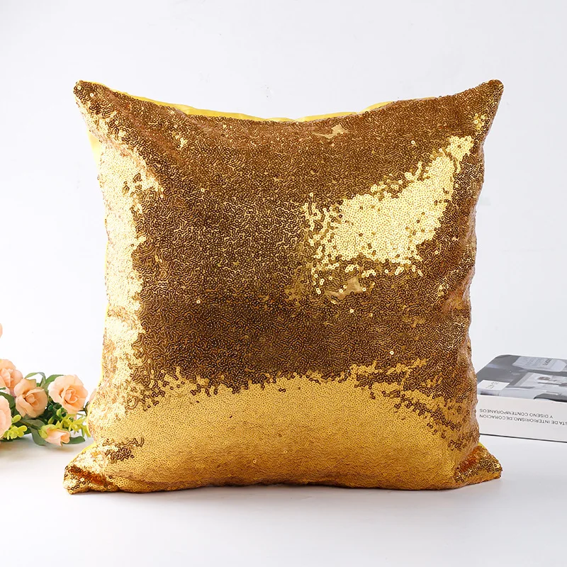 Sequin Pillow Cover Square Cushion Pillowcases  Bar Party Home  Gift Halloween  Wedding Festival 3