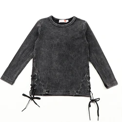 Family Matching Long Sleeve Vintage Outfit Set - Midi Dress & Kids Top-Trouser Combo - 6 (Boys top)