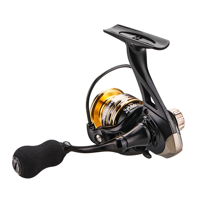 Moulinet DEUKIO Mini 800 1000 série roulements lisses 4.8:1 frein 5Kg max pêche spinning