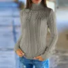 Women Oversized Sweater Loose Autumn Winter Turtleneck Elegant Knitted Warm Pullovers Fashion Solid Tops Knitwear Jumper 1