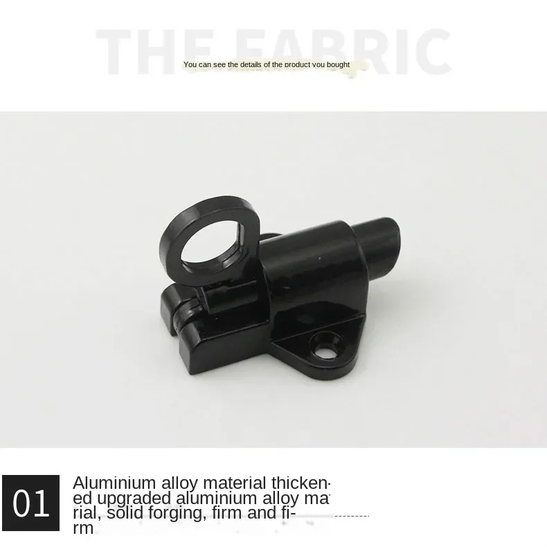 Description Picture 6 of itemXD-Aluminum Alloy Window Gate Security Pull Ring Spring Bounce Door Bolt  Automatic  Latch Lock Spring Bounce Door Bolt Latch