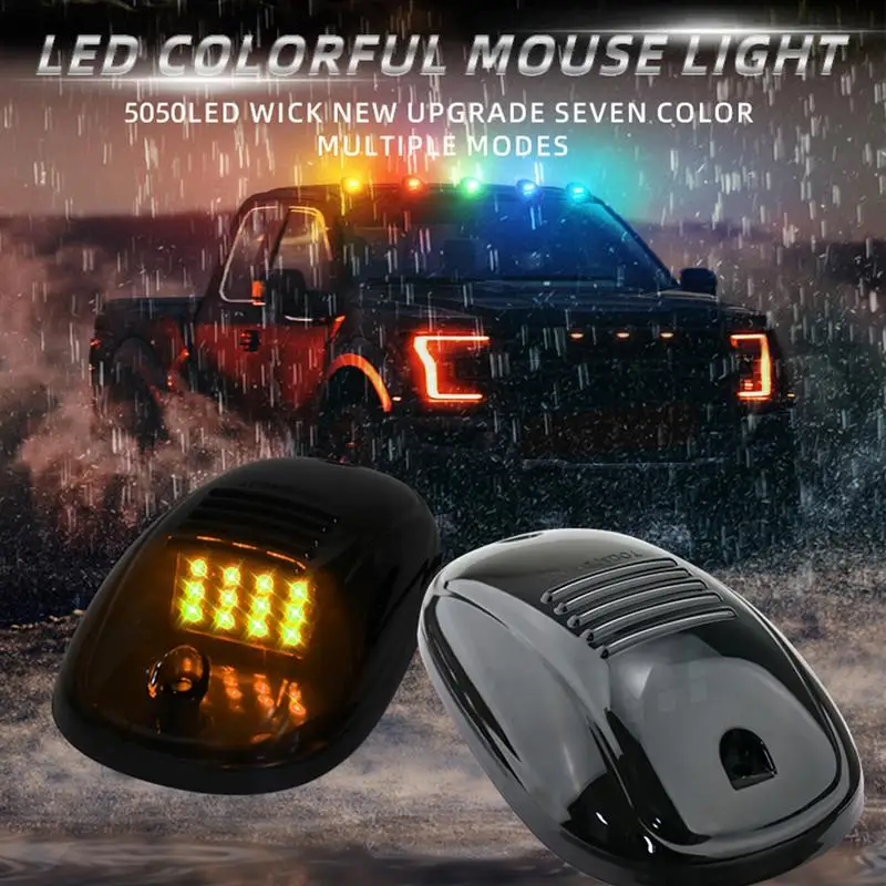 

Car Cab Roof Marker Lights LED Amber Light Top Clearance Running Lamp LED Smoked Lens Anti Scratch Roof Marker Car accesories
