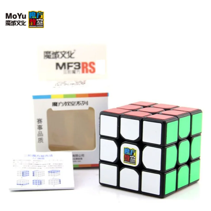 Cubo Magico Profissional 3x3 Moyu MF3RS Preto - Cubo Store - Sua