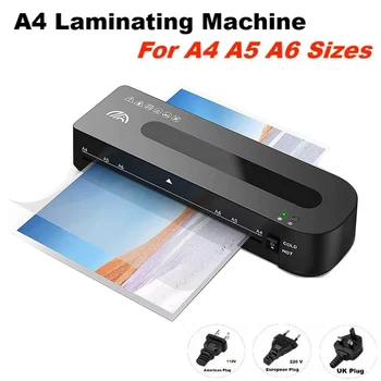 Multisize A4/A5/A6 Thermal Laminator Hot Cold Dual Mode Laminating Machine Home Office Desktop Document Photo Film Sealer 1